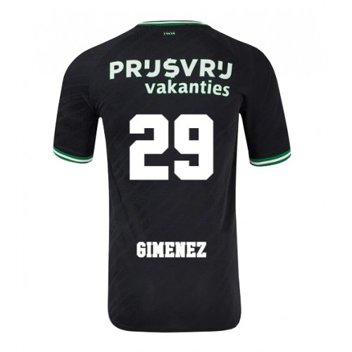 Fotbalové Dres Feyenoord Santiago Gimenez #29 Venkovní 2024-25 Krátký Rukáv